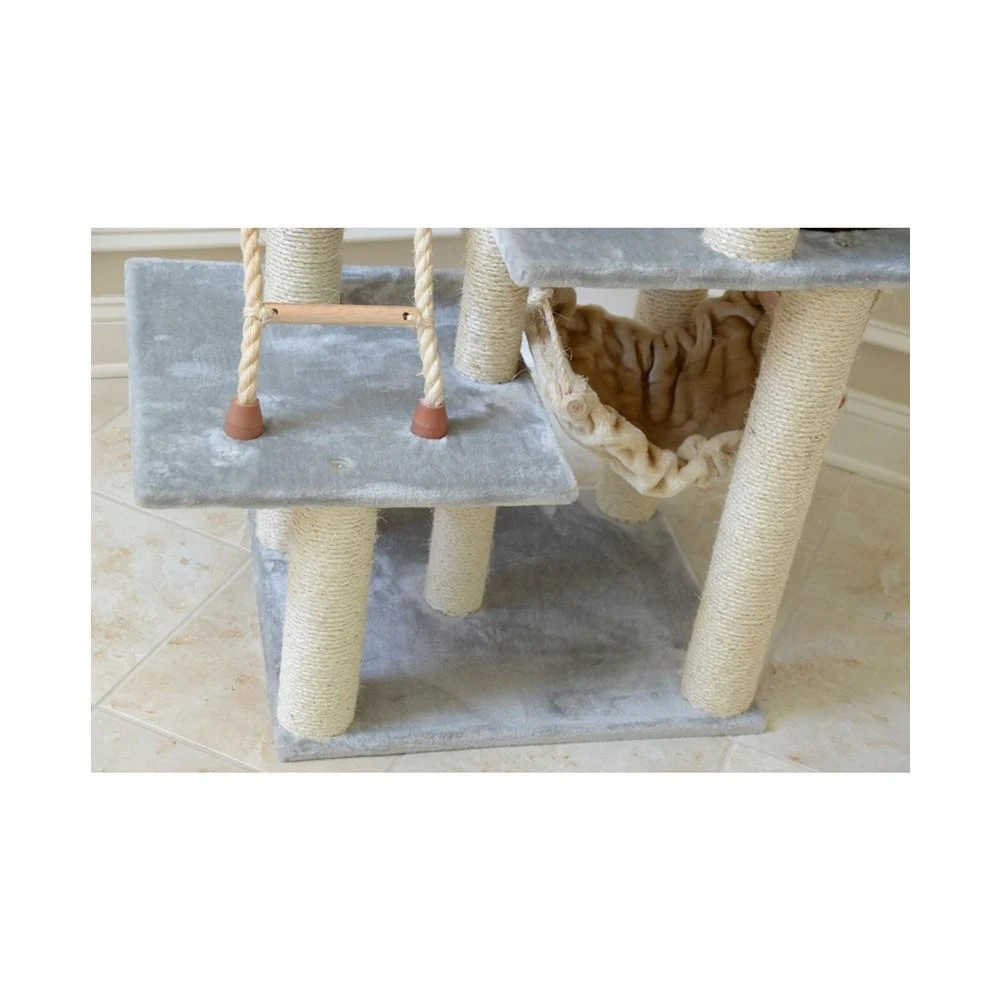 Real Wood Cat Climber Play House, Lounge Basket 商品