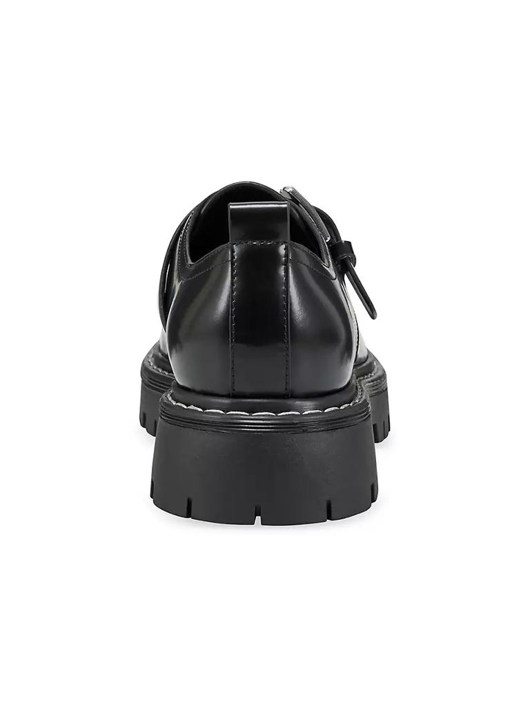 Tarla Leather Lugged-Sole Loafers商品第3张图片规格展示