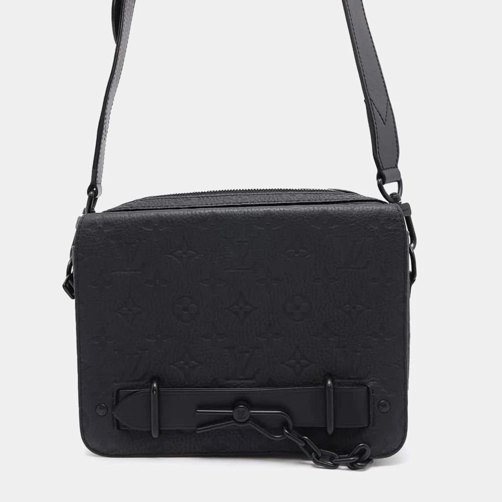 商品[二手商品] Louis Vuitton|Louis Vuitton  Noir Taurillon Leather Steamer Messenger Bag,价格¥19950,第1张图片