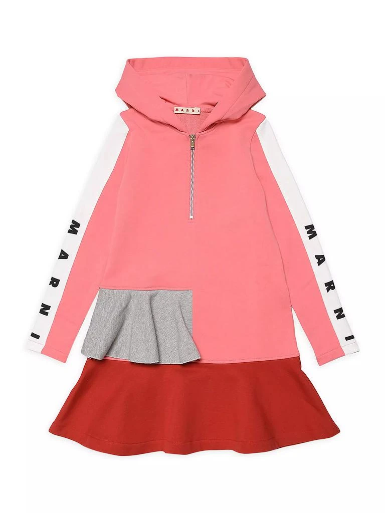 商品Marni|Little Girl's &amp; Girl's Colorblocked Sweatshirt Dress,价格¥866,第1张图片