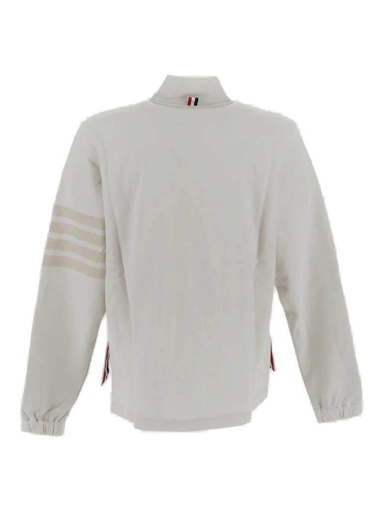商品Thom Browne|Thom Browne Striped Half-Zip Sweatshirt,价格¥4609,第2张图片详细描述