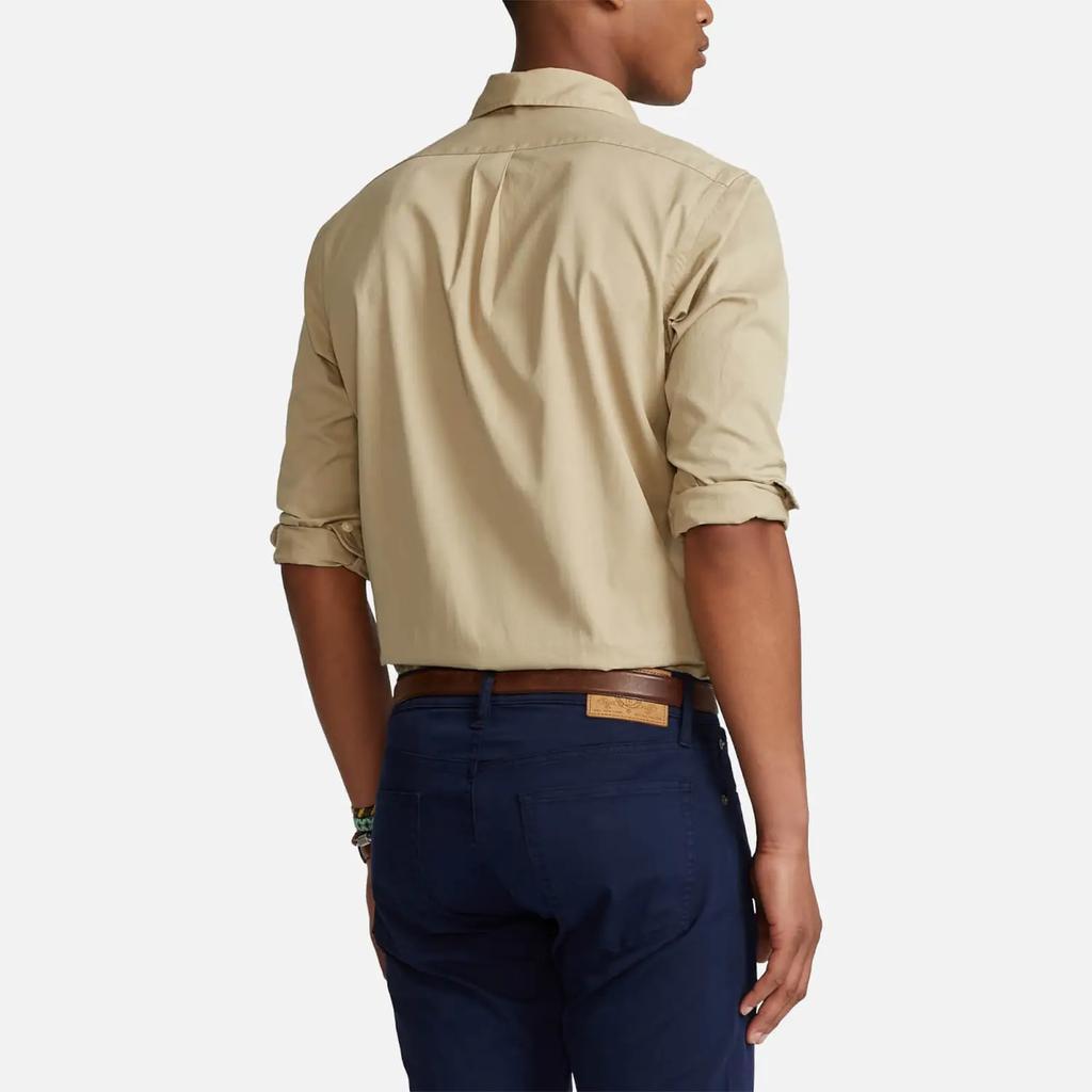 商品Ralph Lauren|Polo Ralph Lauren Men's Slim Fit Garment Dyed Twill Shirt - Surrey Tan,价格¥934,第4张图片详细描述