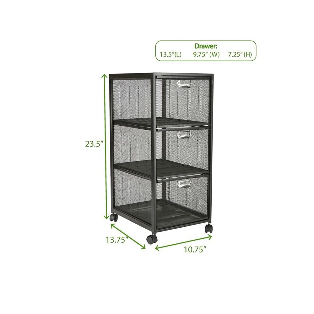 3-Tiered Drawers Cart, Office Cart, Utility Cart 商品