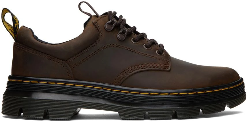 商品Dr. Martens|Brown Reeder Utility Derbys,价格¥666,第1张图片