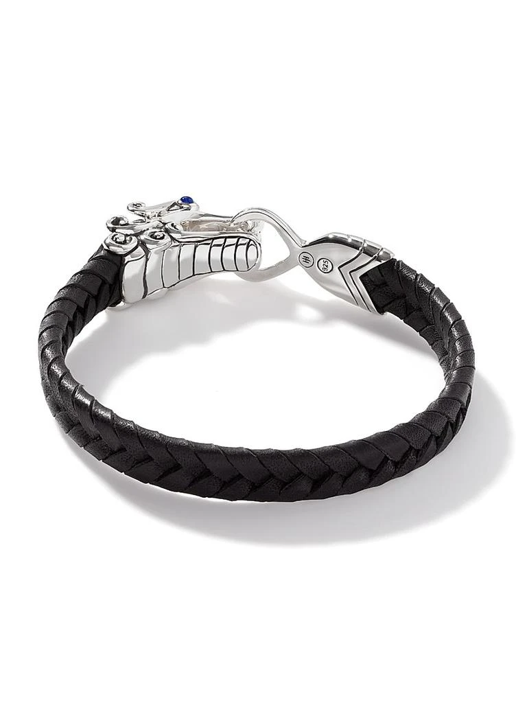 商品John Hardy|Sterling Silver Leather Legends Bracelet,价格¥6599,第5张图片详细描述
