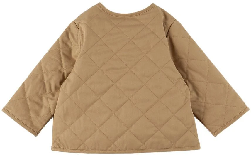 商品Burberry|Baby Reversible Beige Quilted Jacket,价格¥1178,第2张图片详细描述