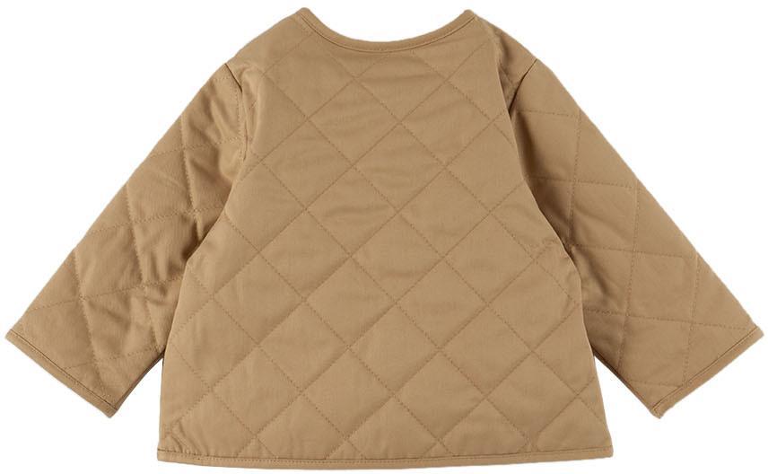 商品Burberry|Baby Reversible Beige Quilted Jacket,价格¥1393,第4张图片详细描述