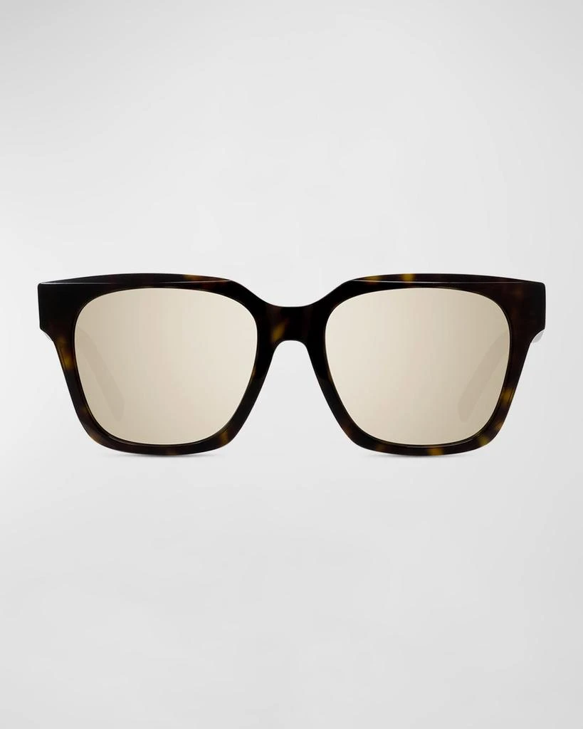 商品Givenchy|Unisex Temple-Logo Beveled Square Sunglasses,价格¥1952,第3张图片详细描述