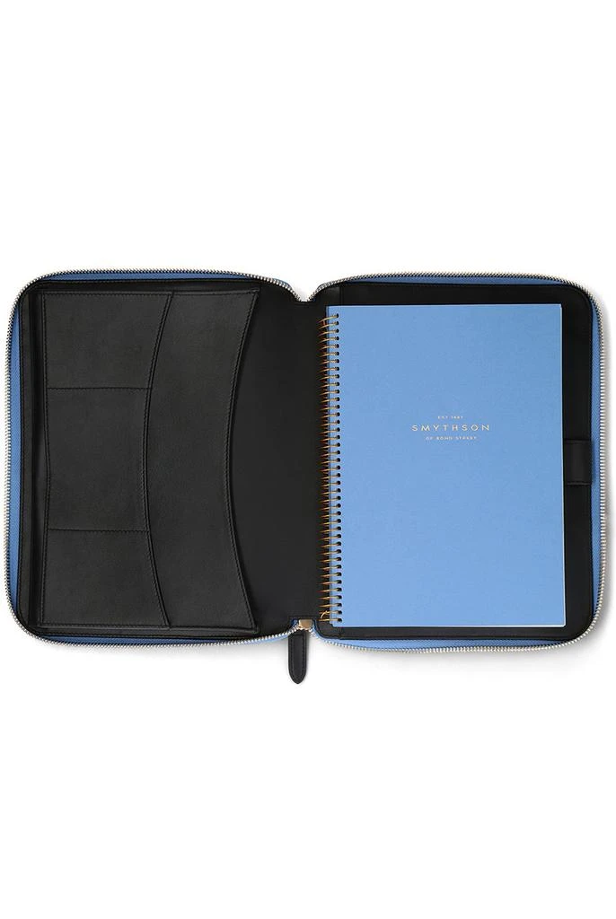 商品SMYTHSON|A5 writing folder with zip in panama,价格¥5416,第2张图片详细描述