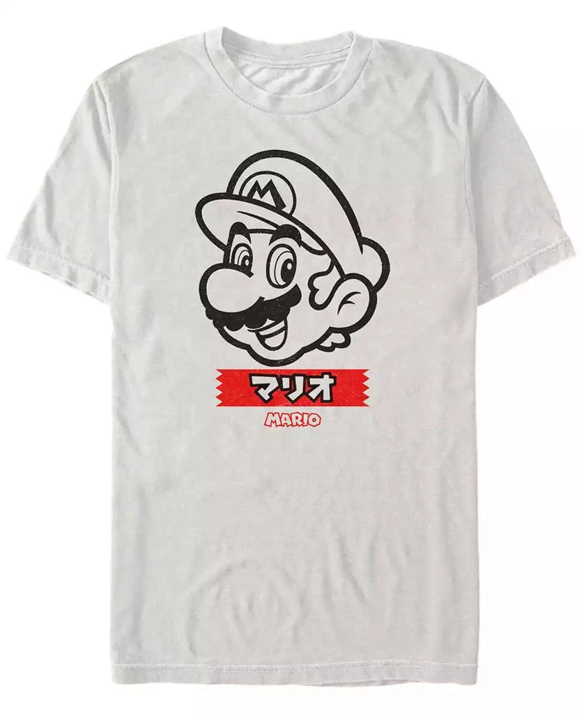 商品Nintendo|Nintendo Men's Super Mario Outline Short Sleeve T-Shirt,价格¥193,第1张图片