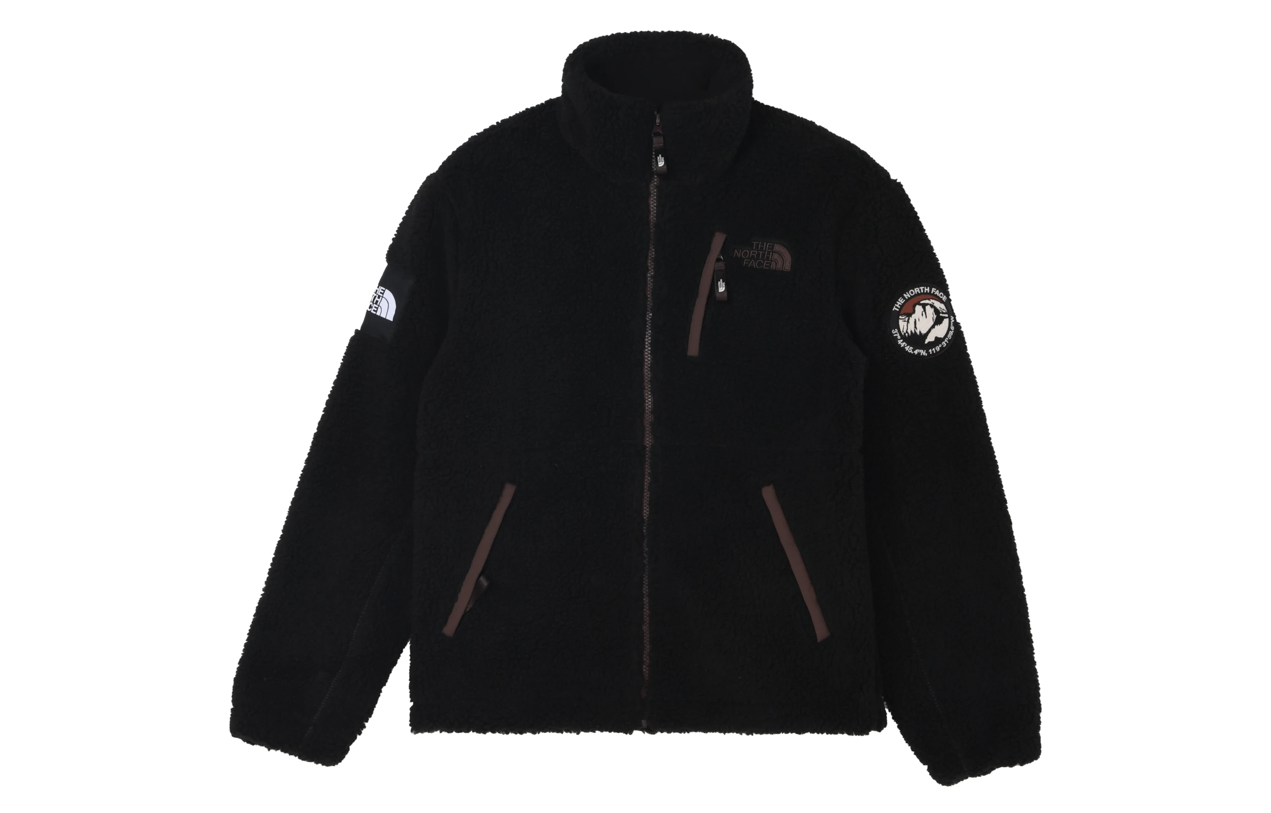 商品[国内直发] The North Face|北面 摇粒绒立领保暖加绒夹克 男女同款情侣款 黑色,价格¥1064,第1张图片