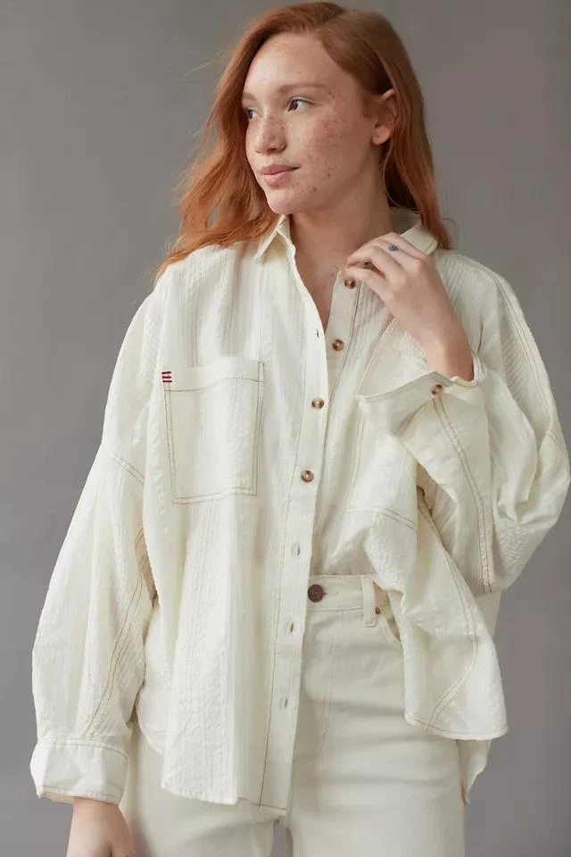 商品BDG|BDG Bell Button-Down Shirt,价格¥227,第5张图片详细描述