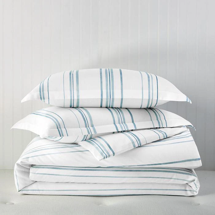 商品sky|Bristol Stripe Duvet Cover Set, Full/Queen - 100% Exclusive,价格¥740,第1张图片