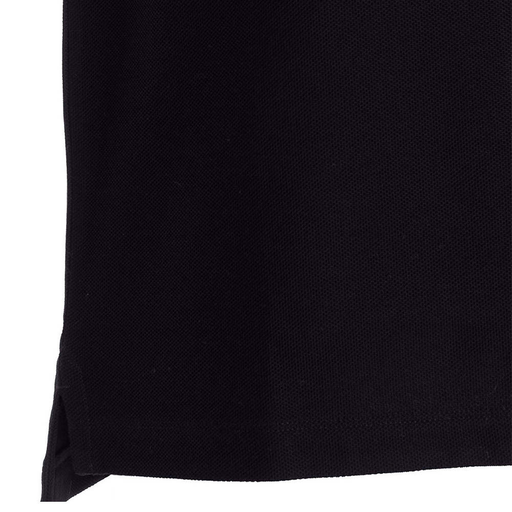 BURBERRY 男士黑色棉质短袖POLO衫 8055227商品第4张图片规格展示