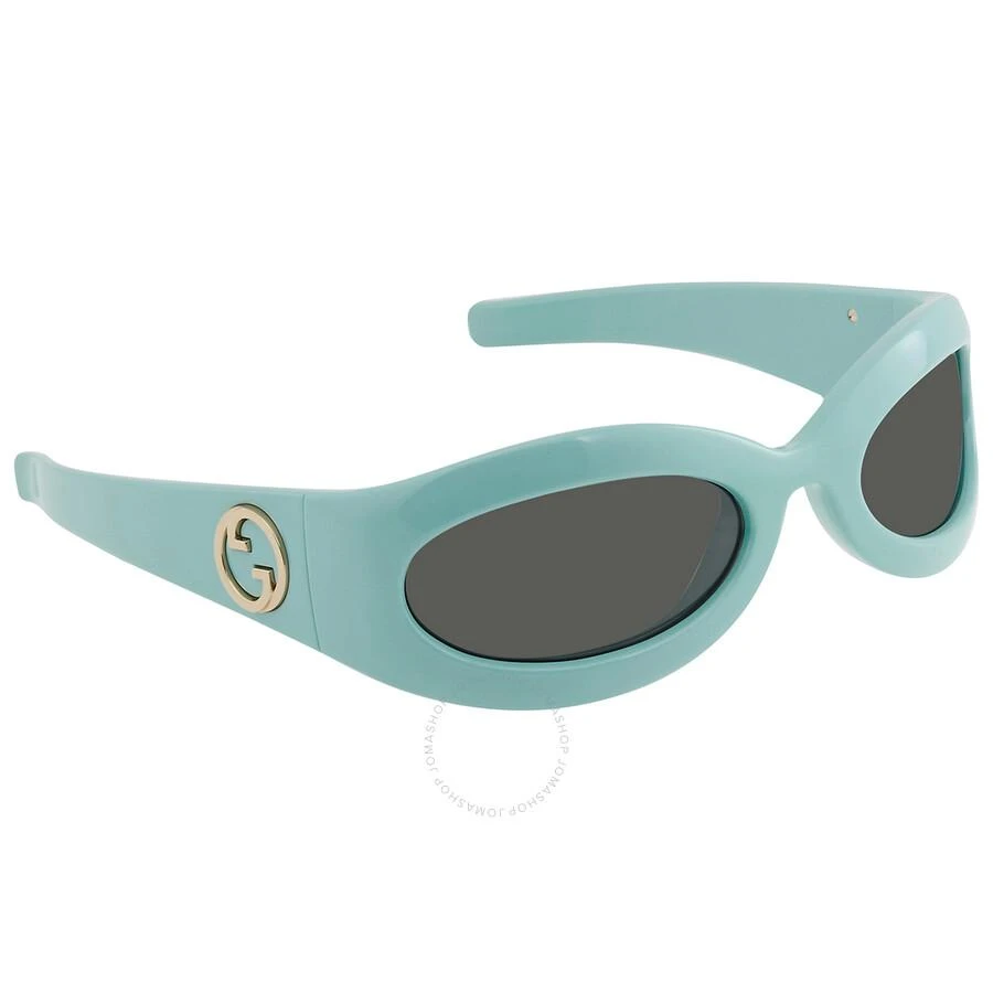 商品Gucci|Grey Wrap Ladies Sunglasses GG1247S 006 60,价格¥1098,第3张图片详细描述