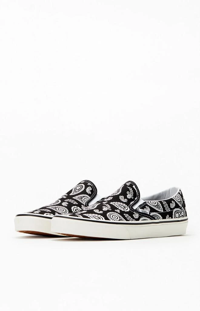 Primavera Paisley Black Classic Slip-On Shoes 商品