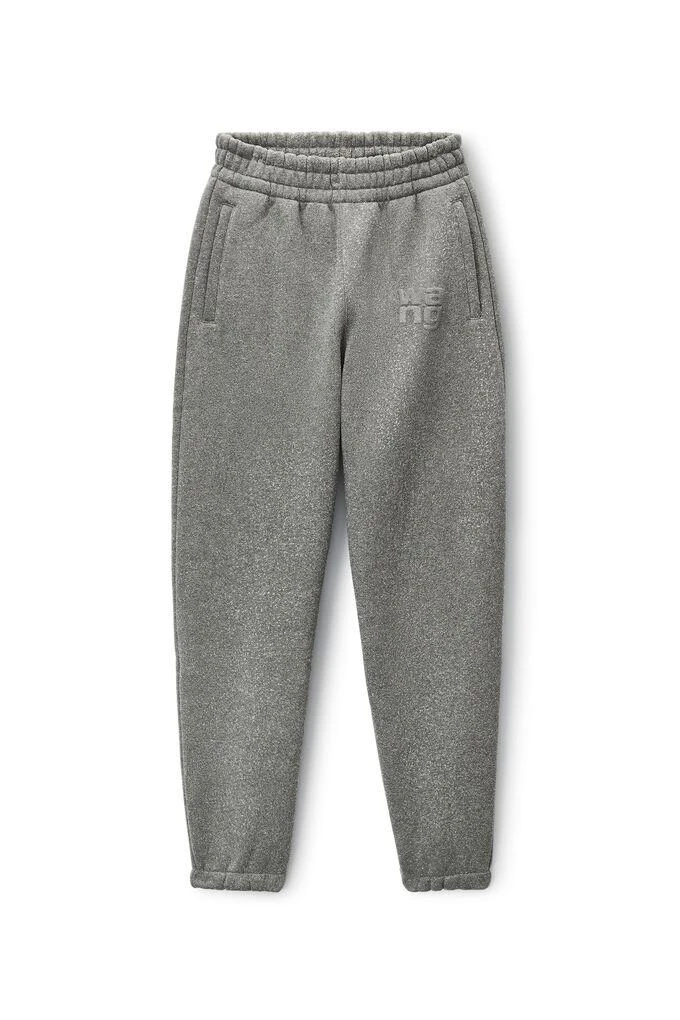 商品Alexander Wang|T By Alexander Wang Women Glitter Essential Terry Puff Logo Sweatpants,价格¥1322,第5张图片详细描述