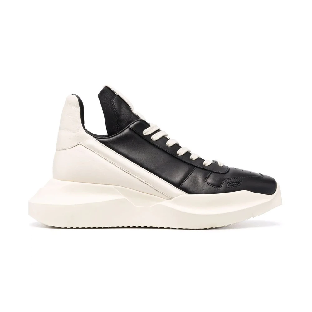 商品Rick Owens|RICK OWENS 男黑色男士运动鞋 RU02A5814-LPO-9111,价格¥4409,第1张图片