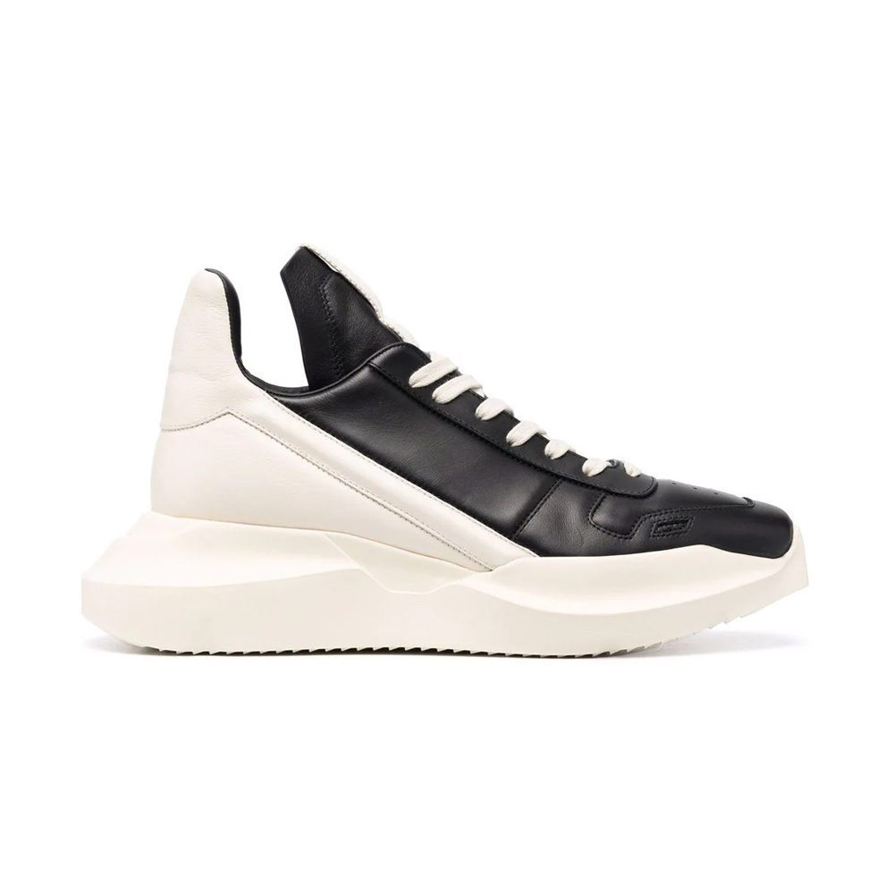 商品Rick Owens|RICK OWENS 男黑色男士运动鞋 RU02A5814-LPO-9111,价格¥4484,第1张图片