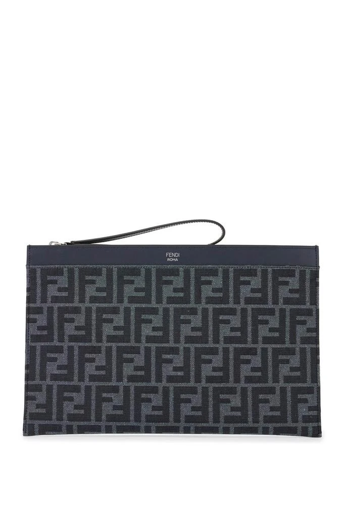 商品Fendi|ff jacquard medium flat pouch,价格¥2227,第1张图片