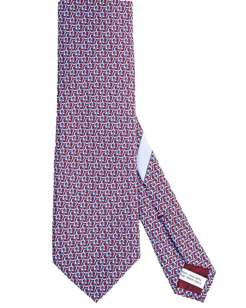 商品Salvatore Ferragamo|Salvatore Ferragamo Micro Pattern Printed Tie,价格¥1523,第2张图片详细描述