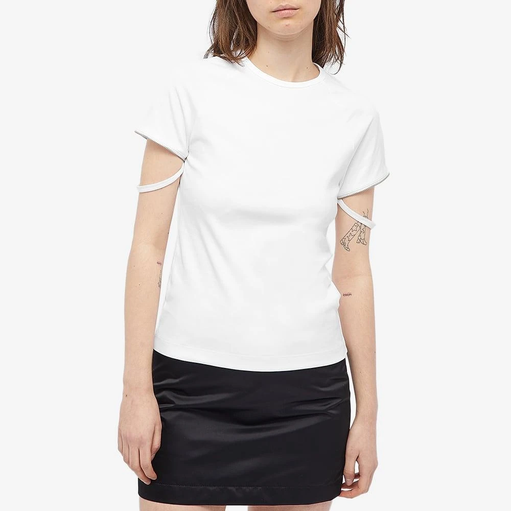 商品Helmut Lang|Helmut Lang Zip Sleeve Baby T-Shirt,价格¥600,第2张图片详细描述