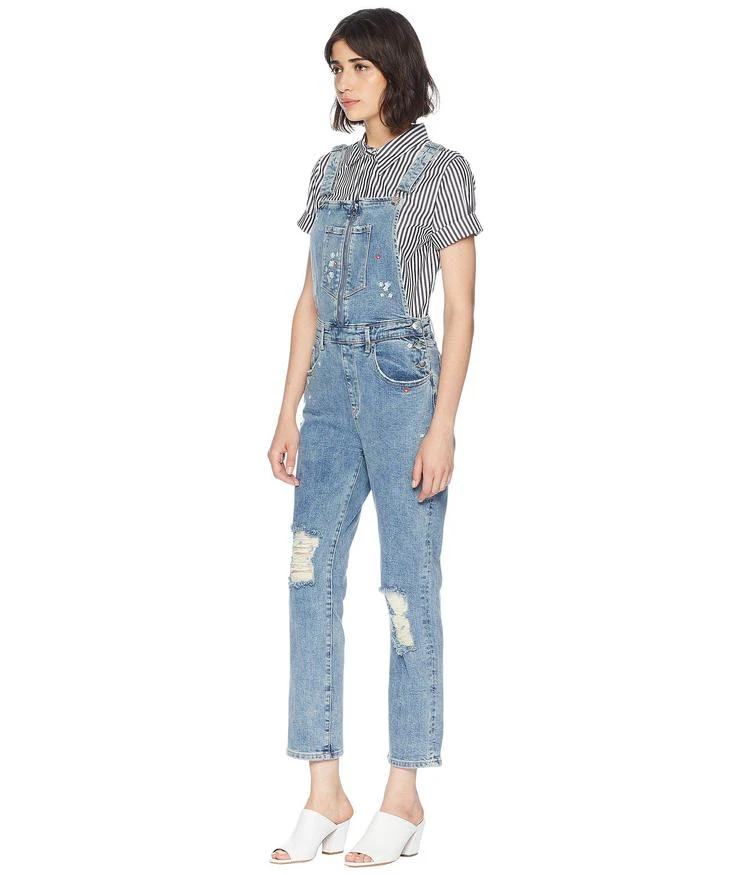 商品Juicy Couture|Floral Embroidered Denim Overall,价格¥359,第2张图片详细描述