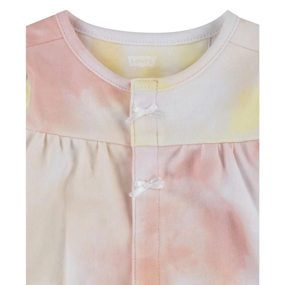 商品Levi's|Baby Girls Long Sleeves Footed Coverall with Headband,价格¥56,第4张图片详细描述