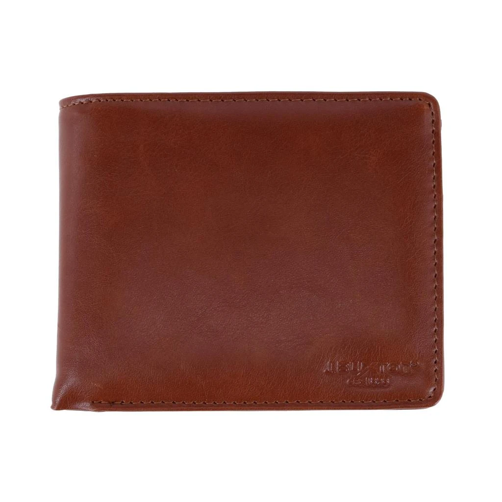 商品Buxton|Men's RFID Distressed Vegan Leather Bifold Wallet,价格¥253,第1张图片