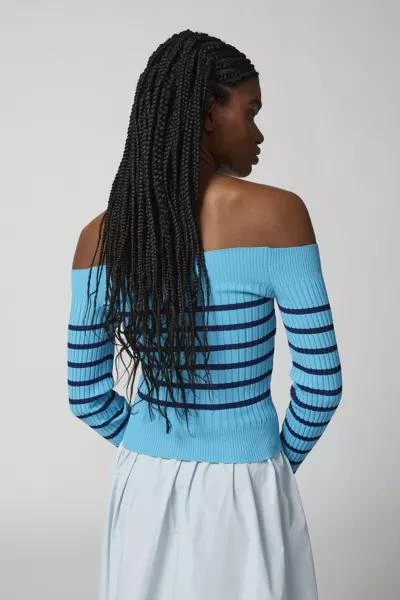 商品Urban Outfitters|UO Tessa Buttoned Off-The-Shoulder Sweater,价格¥76,第4张图片详细描述