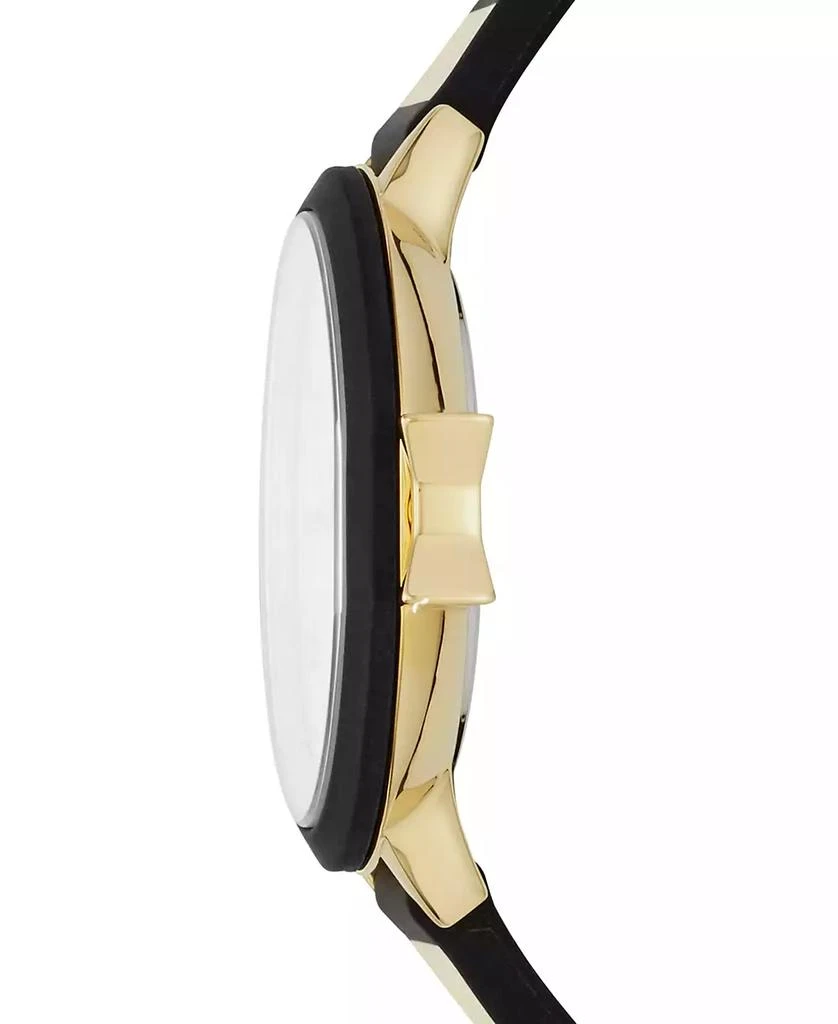 商品Kate Spade|Women's Park Row Black & Ivory Striped Silicone Strap Watch 34mm KSW1313,价格¥1110,第2张图片详细描述