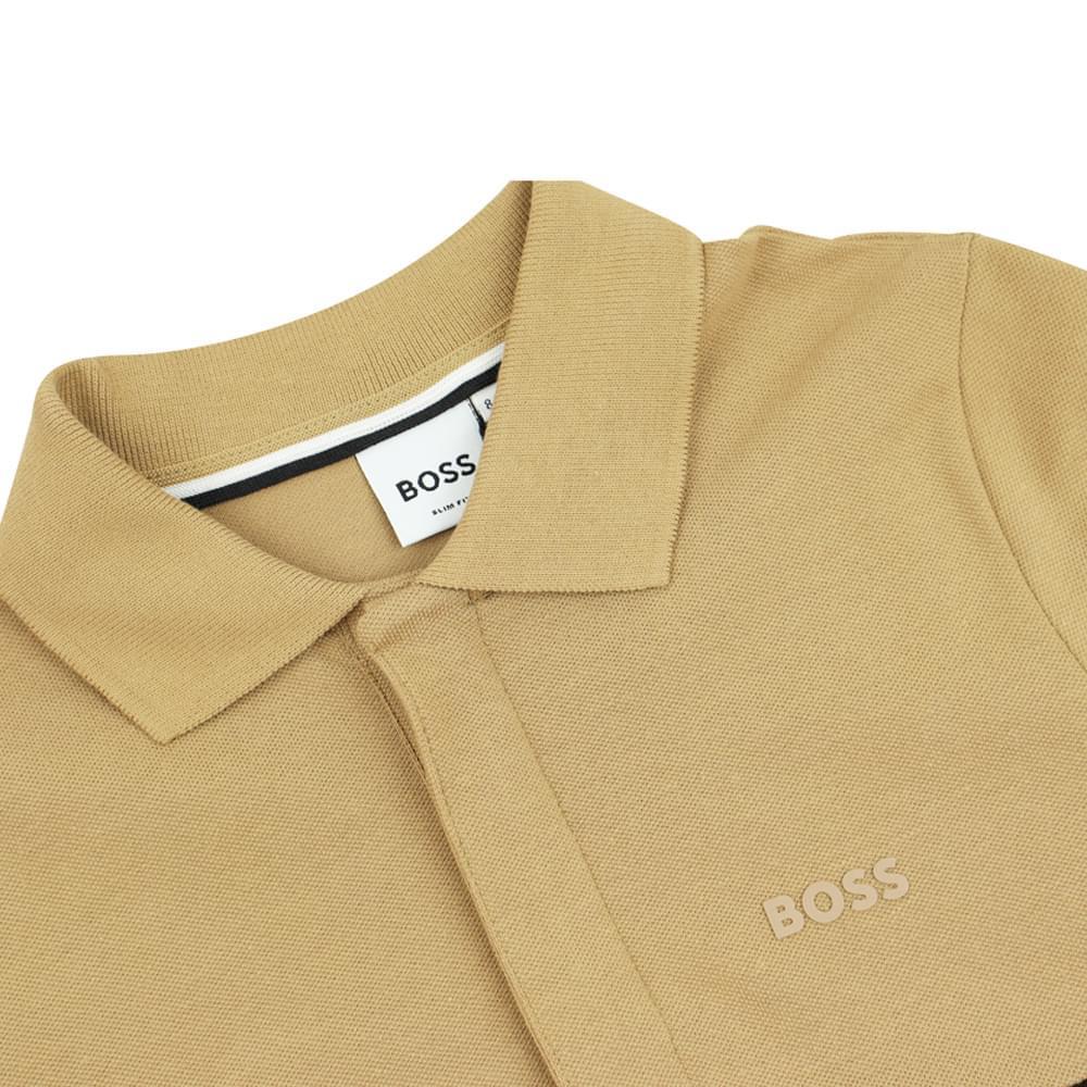 商品Hugo Boss|Stone Black & White Short Sleeved Polo Shirt,价格¥618-¥706,第4张图片详细描述