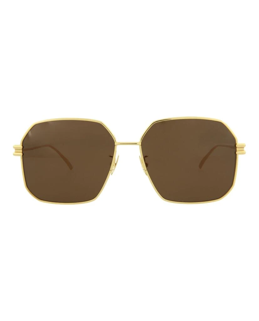 商品Bottega Veneta|Square-Frame Metal Sunglasses,价格¥1200,第1张图片