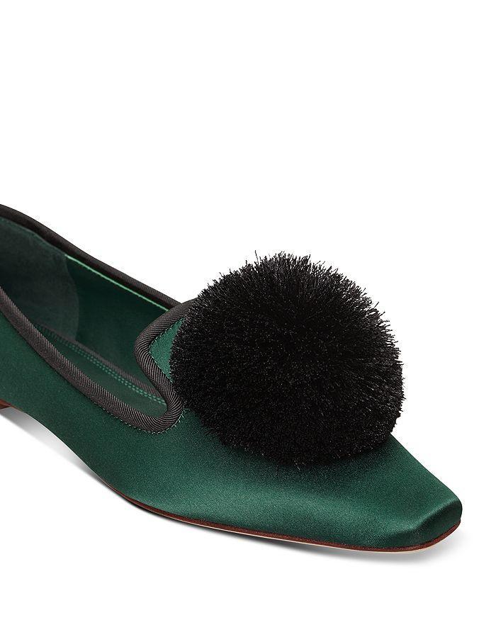 商品Tory Burch|Women's Pom Pom Smoking Loafers,价格¥1206,第6张图片详细描述