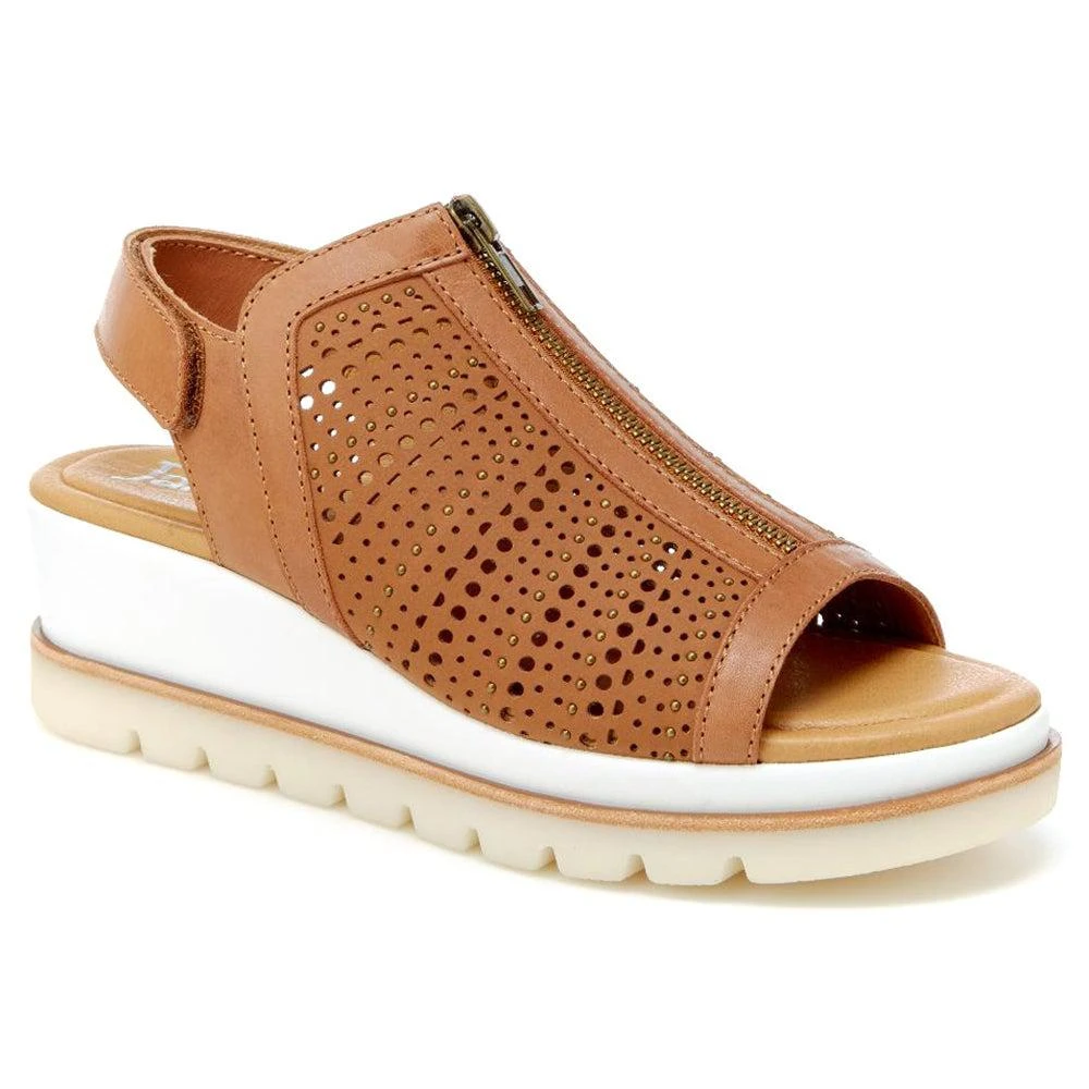 商品Jambu|Harmonia Perforated Wedge Sandals,价格¥721,第2张图片详细描述