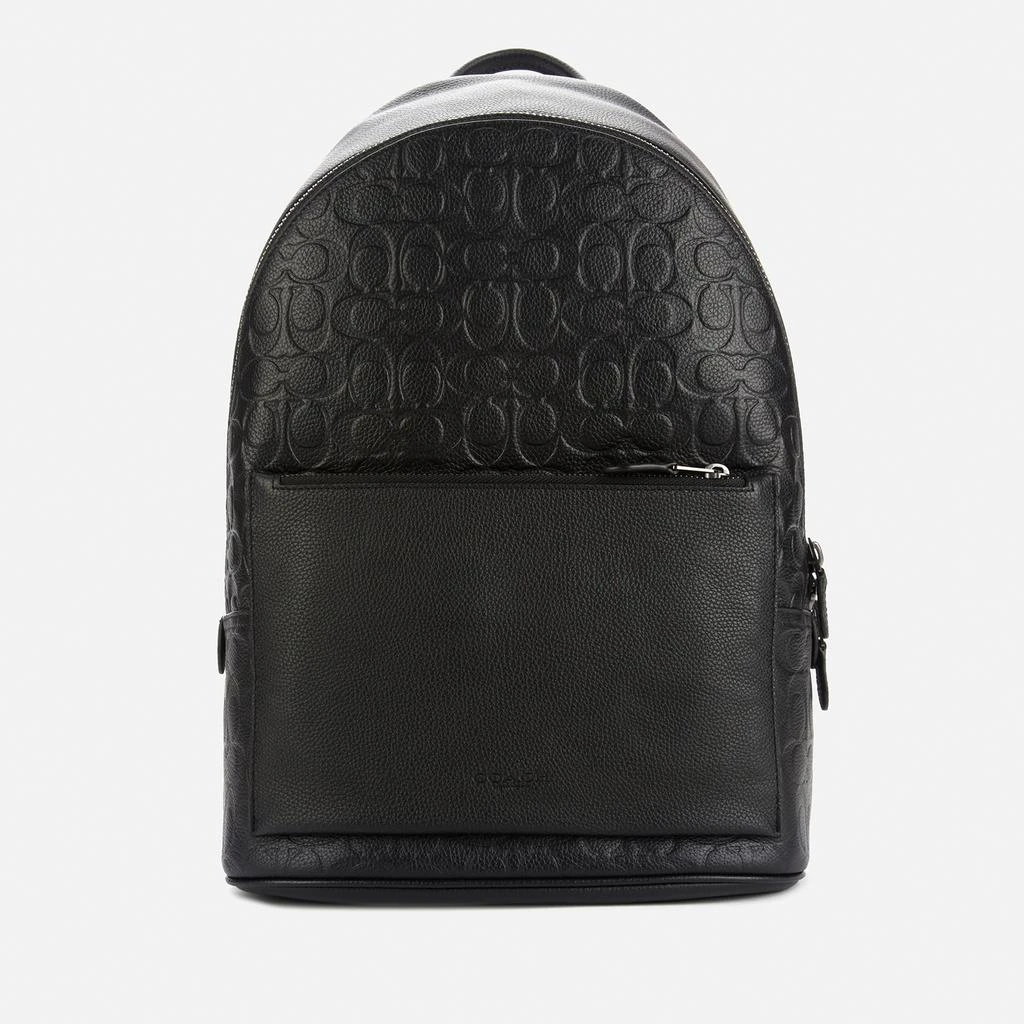 商品Coach|Coach Men's Metropolitan Soft Backpack in Signature Pebble Leather,价格¥4392,第1张图片