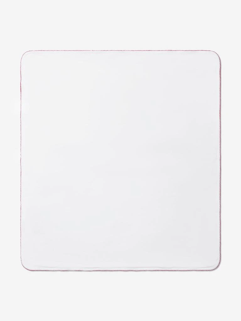 商品Magnolia Baby|Magnolia Baby Baby Winking Santa Receiving Blanket in White,价格¥182,第3张图片详细描述
