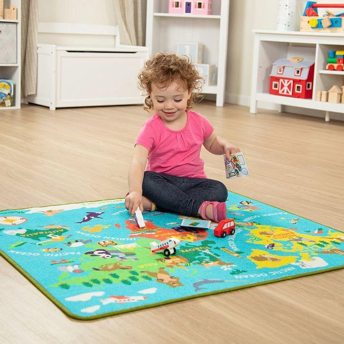 商品Melissa & Doug|Round the World Travel Rug - Ages 3+,价格¥281,第2张图片详细描述