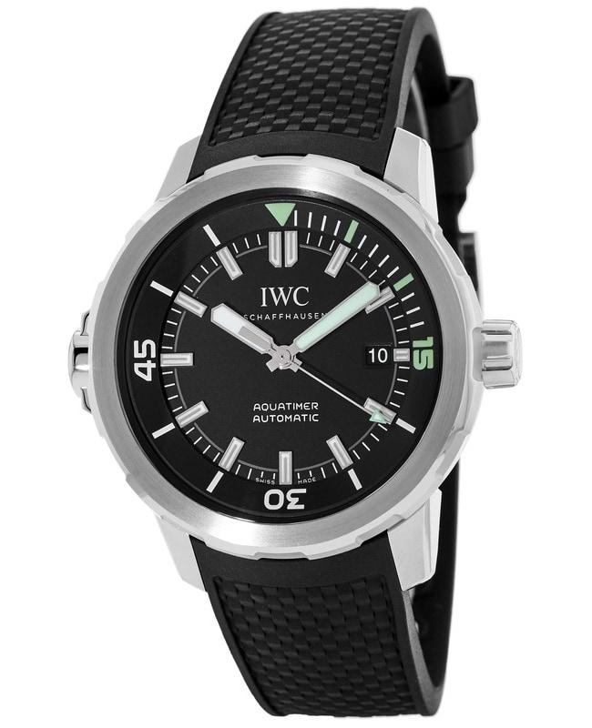 IWC Aquatimer Automatic Black Dial Rubber Strap Men's Watch IW329001商品第1张图片规格展示