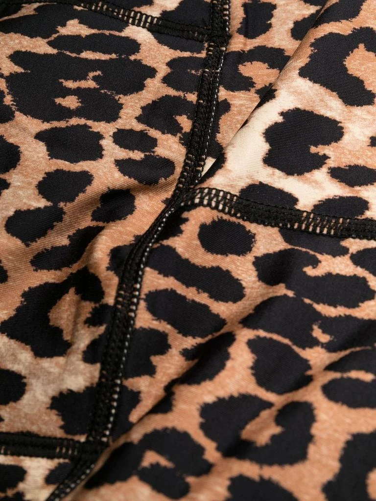 商品Ganni|GANNI - Leopard Print Logo Leggings,价格¥1444,第3张图片详细描述