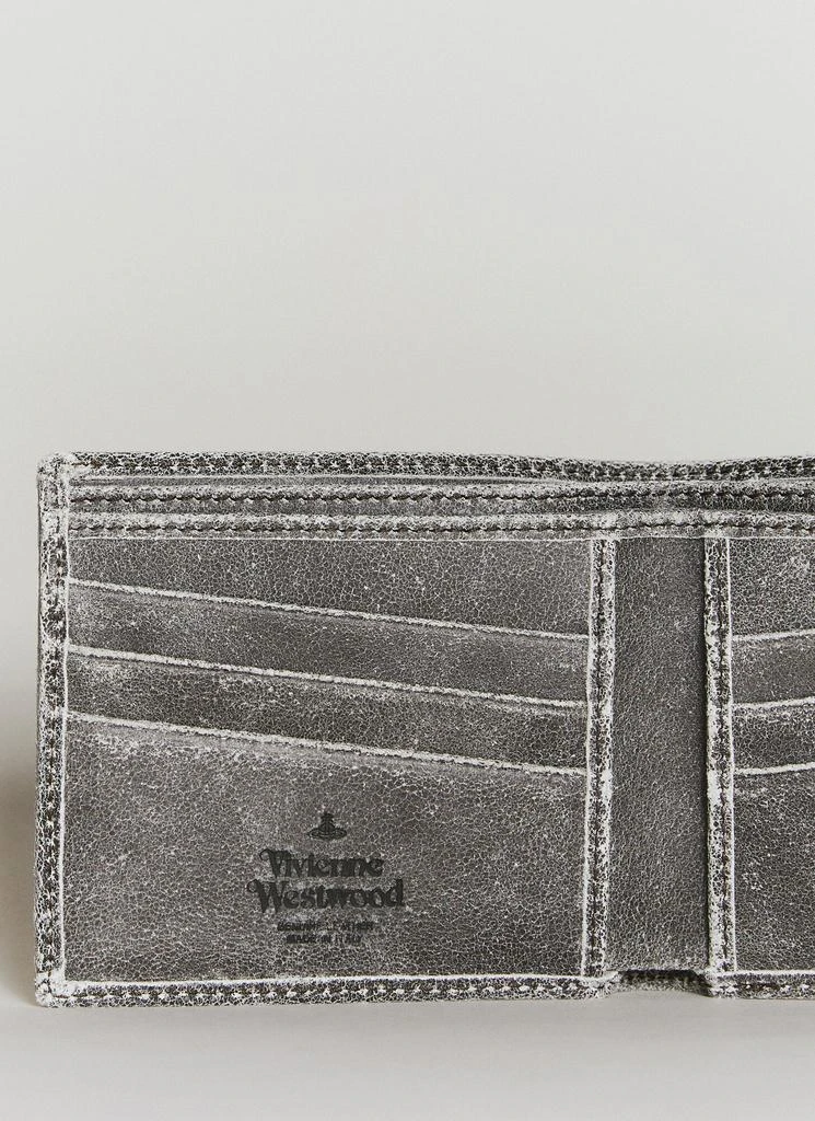Distressed Bi-Fold Leather Wallet 商品