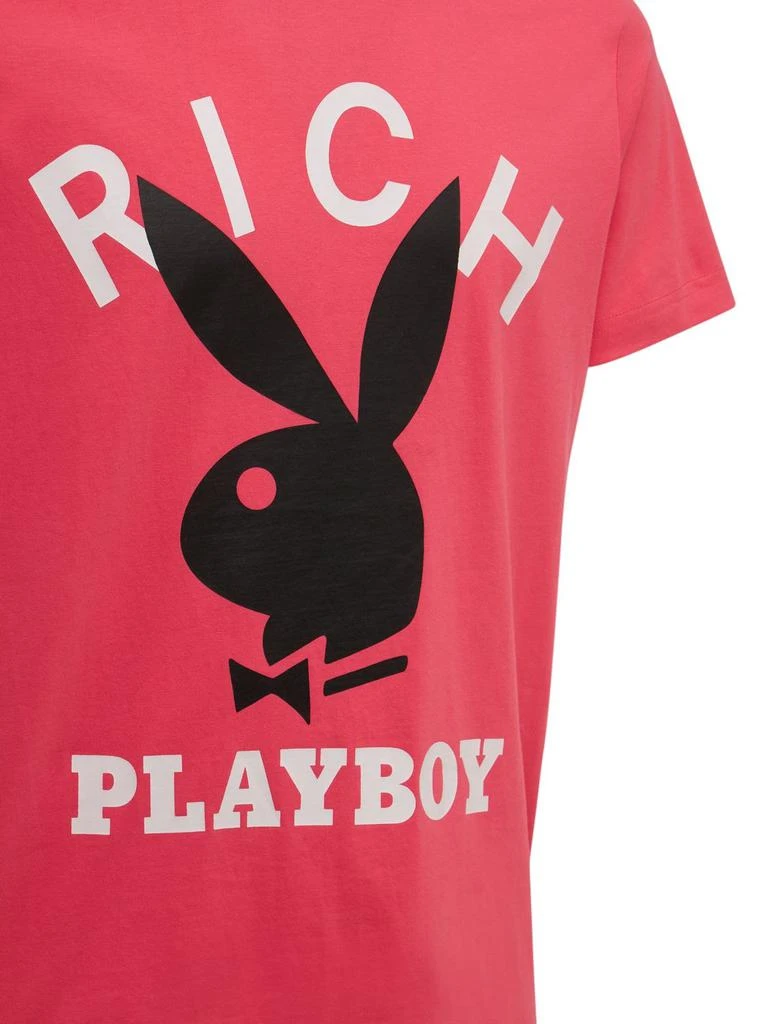 商品Richmond|Contrast Logo Cotton T-shirt,价格¥387,第3张图片详细描述
