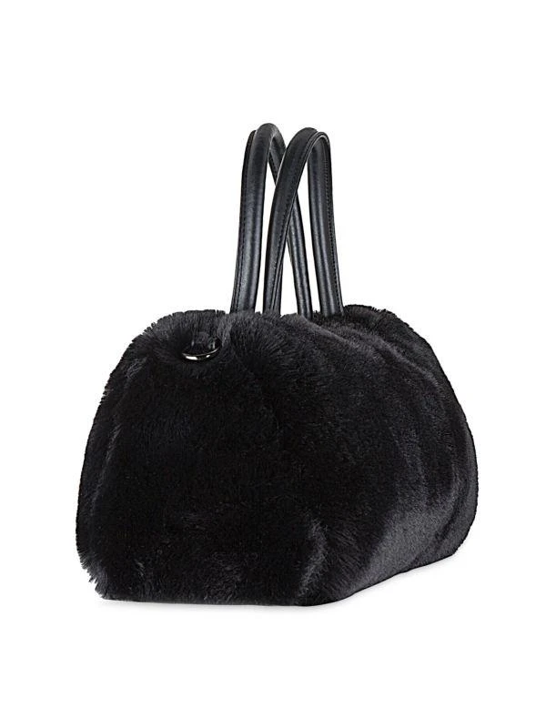 商品Luxe Faux Fur|Faux Fur Bowling Bag,价格¥447,第3张图片详细描述