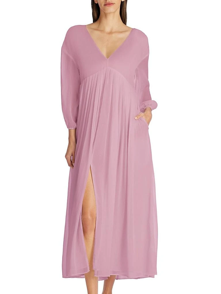 商品VALIMARE|Emily Crinkle Chiffon Maxi Dress,价格¥2895,第2张图片详细描述
