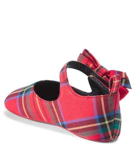 商品Christian Louboutin|Baby Lou Babe checked Mary Jane flats,价格¥2706,第2张图片详细描述