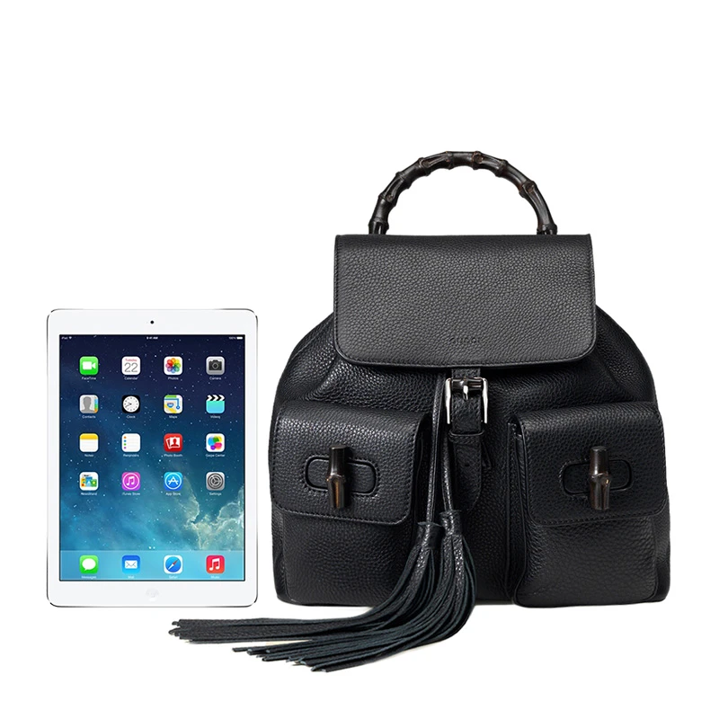 GUCCI 古驰 女士黑色牛皮双肩背包 370833-A7M0N-1000 商品
