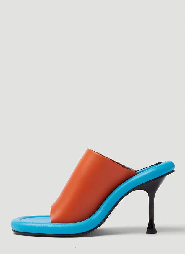 商品JW Anderson|Bumper High Heel Mules in Orange,价格¥3392,第3张图片详细描述