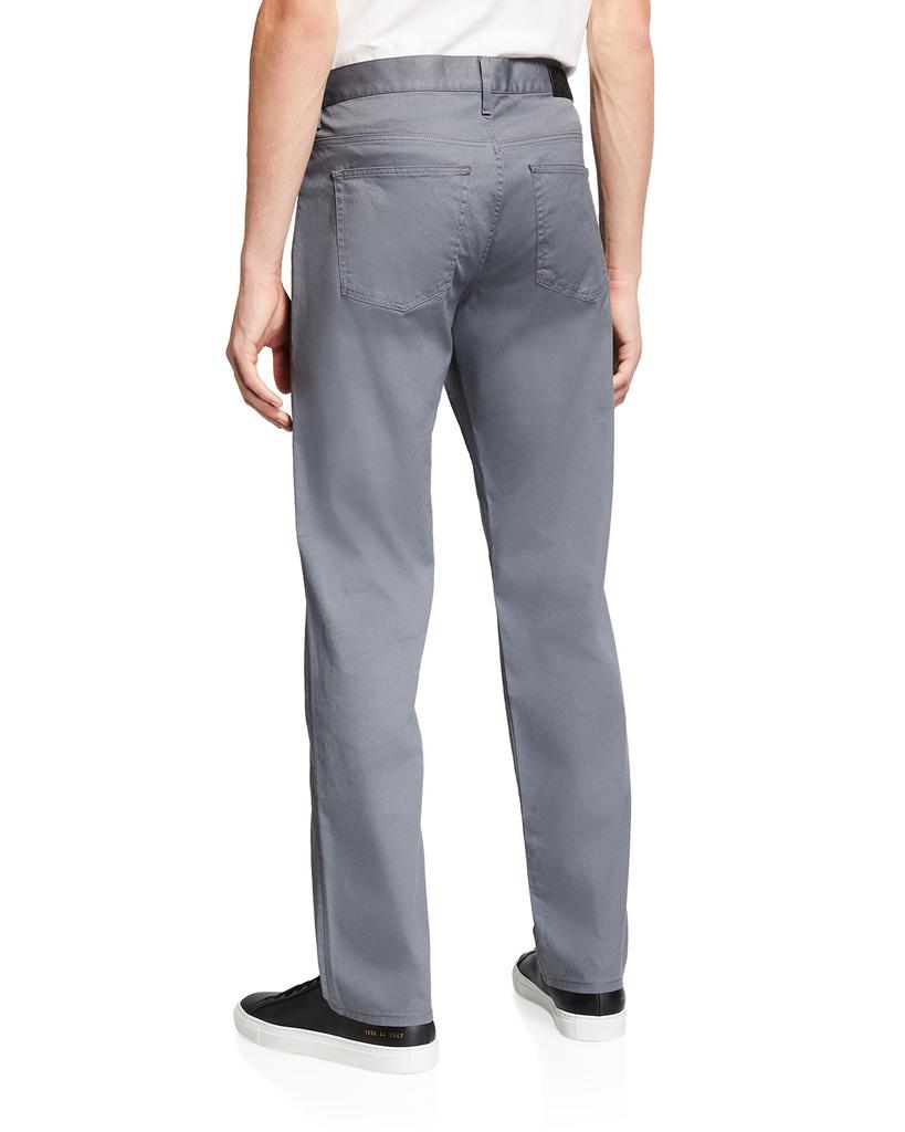 Men's Solid 5-Pocket Pants商品第2张图片规格展示