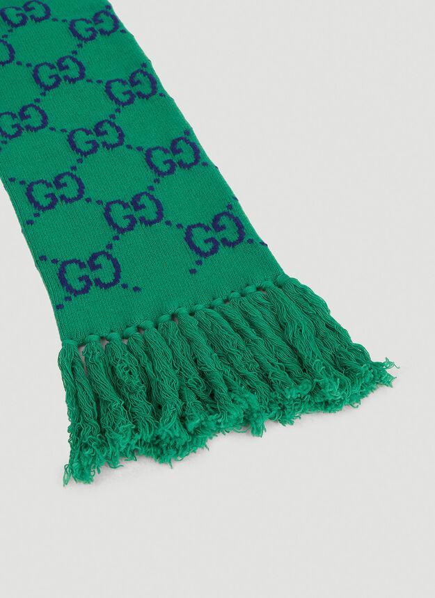 商品Gucci|Much G Scarf in Green,价格¥4841,第5张图片详细描述