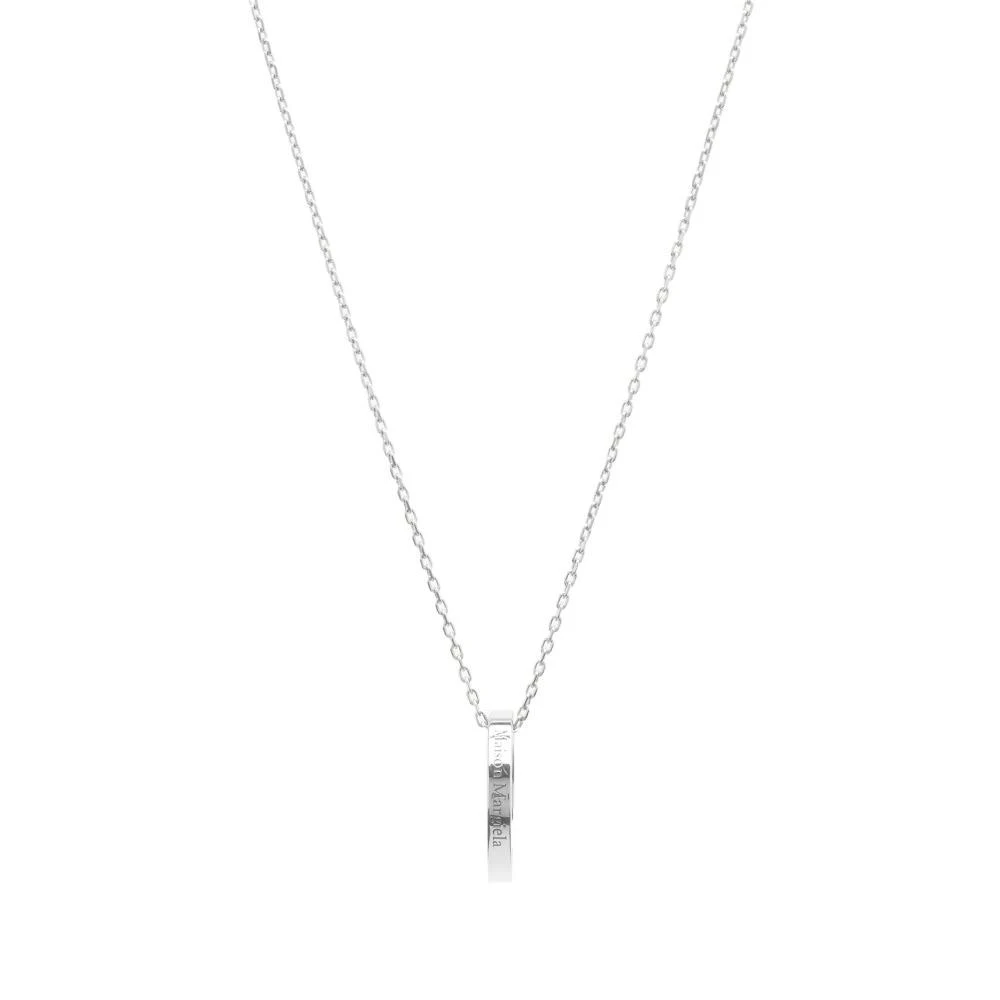 商品MAISON MARGIELA|Maison Margiela Logo Ring Necklace,价格¥1986,第1张图片